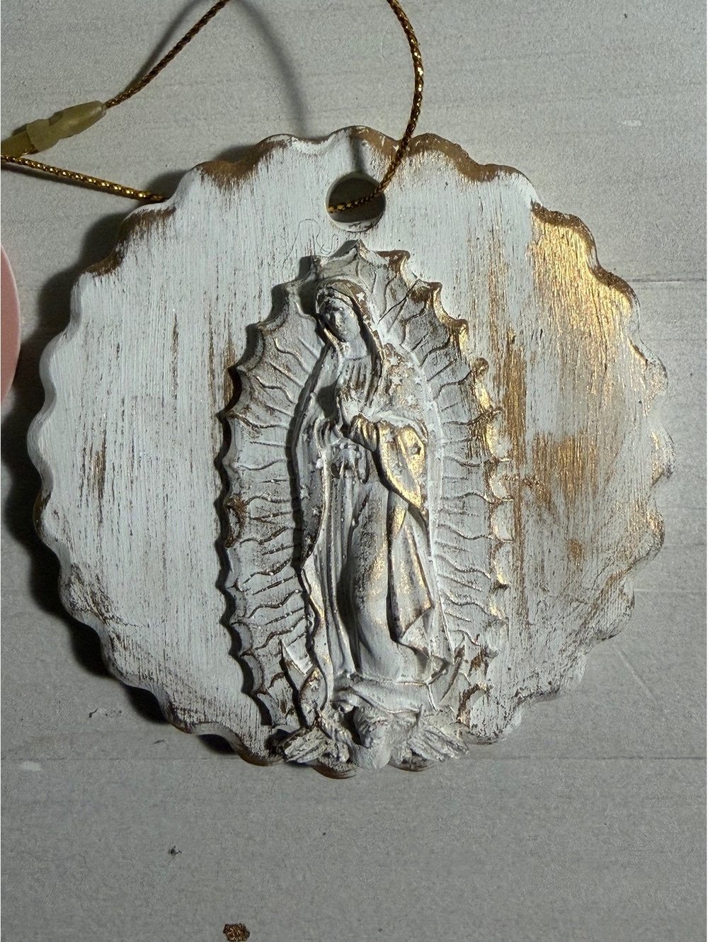 Vintage Inspired Our Lady of Guadalupe Ornament
